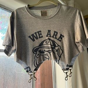 LF Furst of a Kind Vintage Redone Crop Top Tee